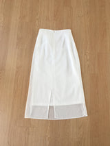 Masion tie maxi skirt