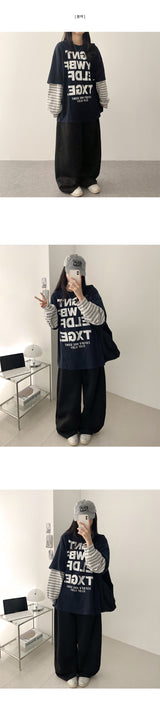 ジェドクラックダンガラレイヤードロングスリーブTシャツ