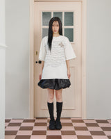 Updraft Oversized Artwork T-shirts [White]