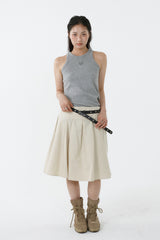 ALL-DAY SLEEVELESS TOP_MELANGE GRAY