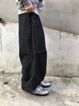 Ruton Pintuck Wide Stripe Pants 2C