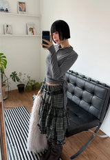 ドロップストラップ長袖Tシャツ