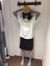 【即日発送】YWD プリーツスカート + ベルト (2color)