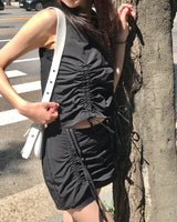 ラヴチセットアップスリーブレス