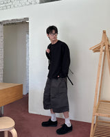 Bethan Bermuda Cargo Pants(Beige)