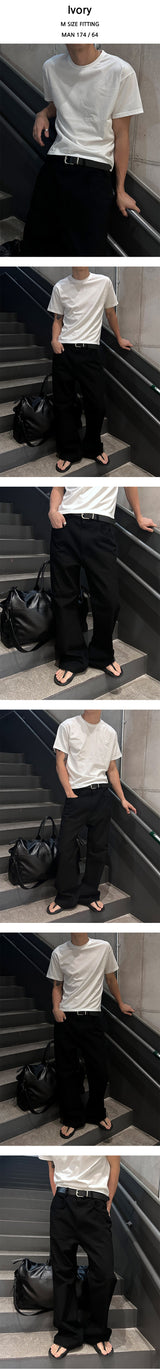 [S/S] Premium コットンクロップTシャツ(4color)