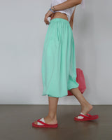 4 color banding harem baggy Aladdin half-length shorts