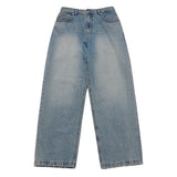25FW TAPERED FIT WASHING DENIM PANTS BLUE