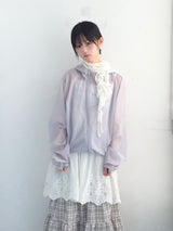 Light touch cropped hooded jacket