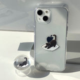 ベイビー - スリープミャオウキャットフォーンケーススマホグリップセット
