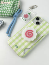 Apple Mint Grid Card Hard Case