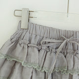 Merci Lace Tiered Frill Shorts 231633159