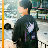 Purple Story　オーバーサイズヘビーウェイトウォッシュドプリントT