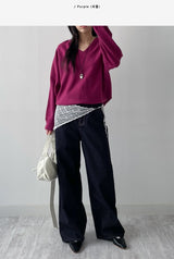 Caro V-neck Loose Fit Knit