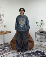 Rapio Rivet Balloon Cotton Pants