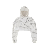 クロップダメージスウェットシャツ (WHITE)