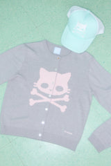 キリスカルニットカーディガン (GREY)