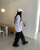 Patch nylon pants