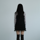 SHA EMBROIDERY CANCAN DRESS _BLACK