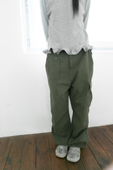western cargo button pants(2colors)