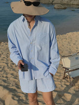 ASCLO All Day Stripe Shirt (3color)