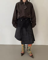 レイヤーベルトスカート
