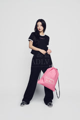 24FW POINT BELLY GYM SACK PINK
