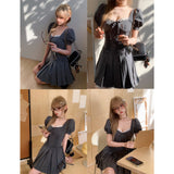 [GirlyFancyClub] Miu-style outfit lace college-style dress
