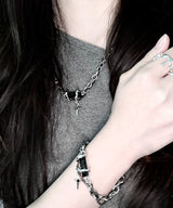 Black Mood Square Bracelet