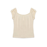 アイレットレイヤードTシャツ (Yellow)