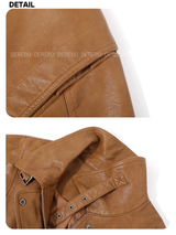 Czech Rider Zip-Up Leather Jacket