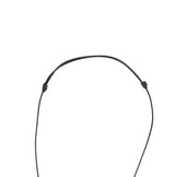 Formica Oval Leather Strap Necklace
