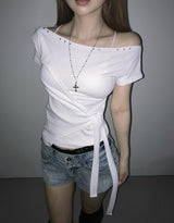 hdden tie top(3 color) 
