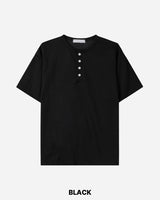 デイ ヘンリーネック クロップ ショートスリーブTシャツ