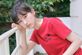 アップルTシャツ - レッド