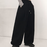 [MADE] Weds Two Pintuck Wide Sweat Jogging Pants