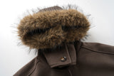 Rove Fur Hood Rope Duffel Coat