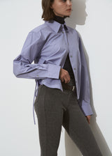 RIB SKINNY PANTS_GREY