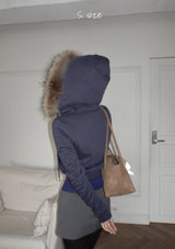 2025 Wolf Joe Hoodie In Navy