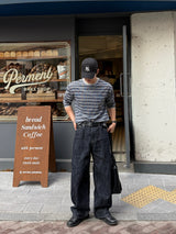 French stripe long-sleeved t-shirt