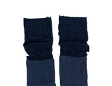 レースレイヤーオーバーニーソックス / navy