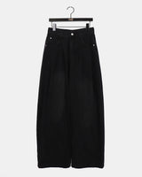 Tcoin pintuck wide cotton pants