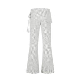 Riven Dot Wrap Flare Pants