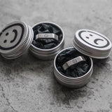 FAITH FADE - Thin Ring Smiley - Silver