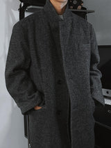 [Premium] ウールヘリンボーン2wayチェスターコート (2color)