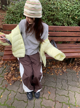 クワディ配色ナイロントラックパンツ（3c）