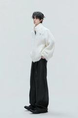Pearl Fleece Knit Cardigan