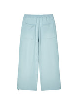 WASHED WIDE SWEATPANTS LIGHT BLUE