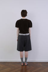 Layered lace blouse_ivory