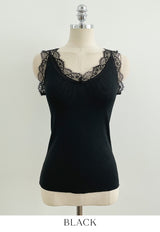 Mito V-neck Lace Sleeveless
